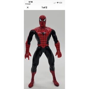 Vintage 1994 Toy Biz Marvel Spider-Man Action Figure Red Black Animated Series